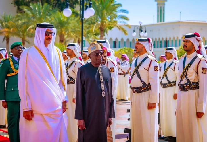 Unlike Buhari, Tinubu Markets Nigerian Youths in Qatar, Says They Are Energetic, Talented and Strong 