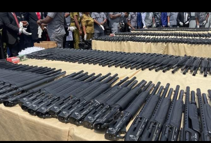 Nigerian Customs Intercept Container Loaded with 844 Rifles, 112,500 Live Ammunition