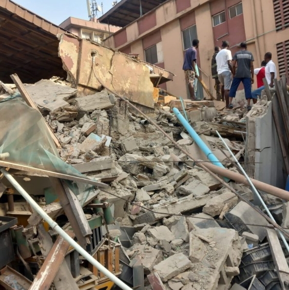 Baby Trapped in Fresh Lagos Storey Collapse