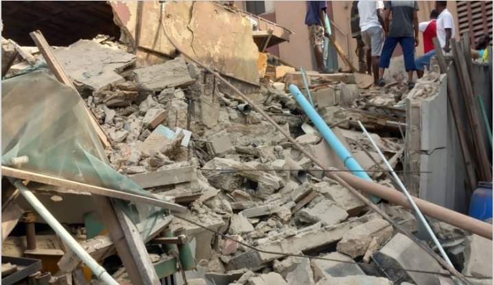 Baby Trapped in Fresh Lagos Storey Collapse