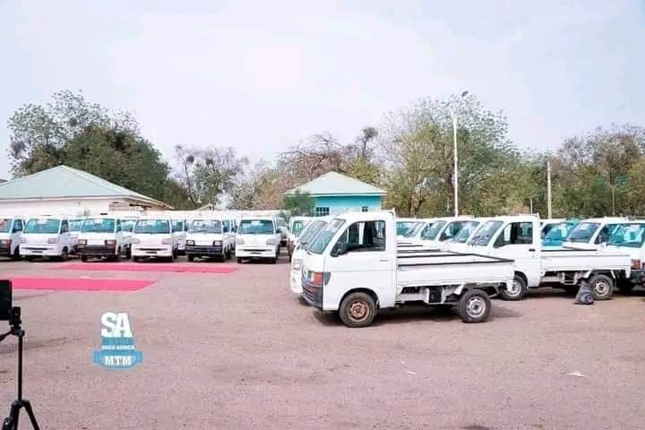 Borno Senator Shares 1,010 Vehicles to Youths in His Senatorial District 