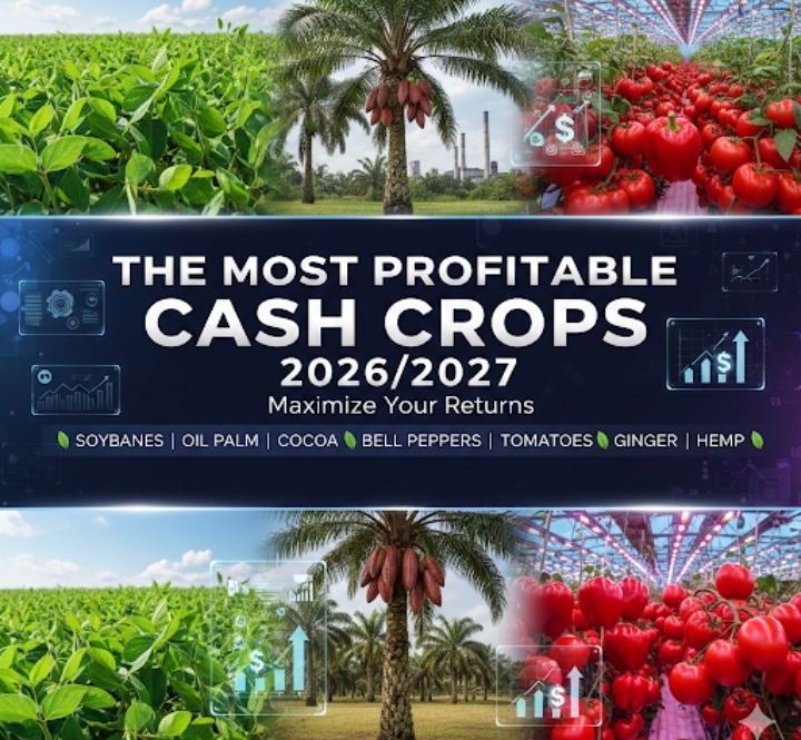 The Most Profitable Cash Crops to Grow in 2026/2027