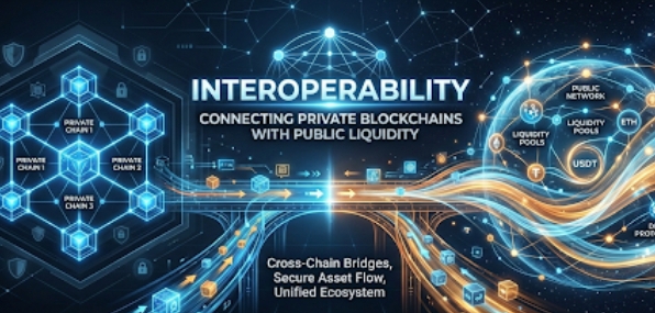 Interoperability: Connecting Private Blockchains with Public Liquidity