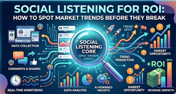 Social Listening for ROI: How to Spot Market Trends Before They Break