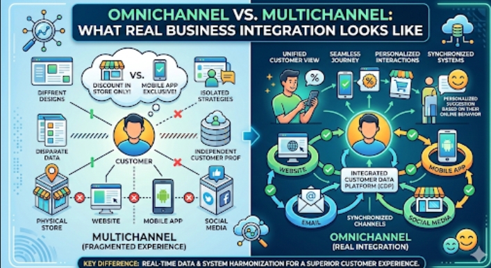 Omnichannel vs. Multichannel: What Real Business Integration Looks Like