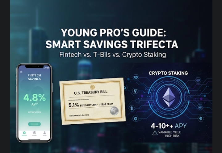 Young Pro's Guide: Fintech vs. T-Bill vs. Crypto Staking