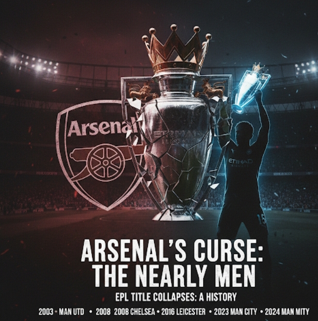 EPL: Historical Record of The Most Painful Arsenal Title Collapses