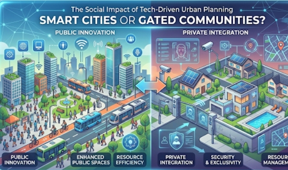 Smart Cities or Gated Communities? The Social Impact of Tech-Driven Urban Planning