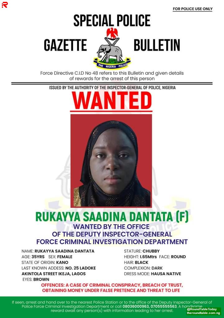 Nigeria Police Declares Fanta Wanted for Investigation 