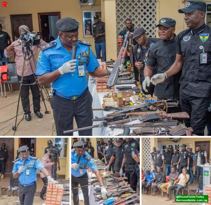 Security newa Police Arrest 1,412 Suspects, Recover 350 Arms, 4,055 Ammunition Nationwide In 2 Months
