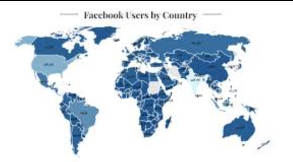 Top 20 Countries With Largest Presence on Facebook 