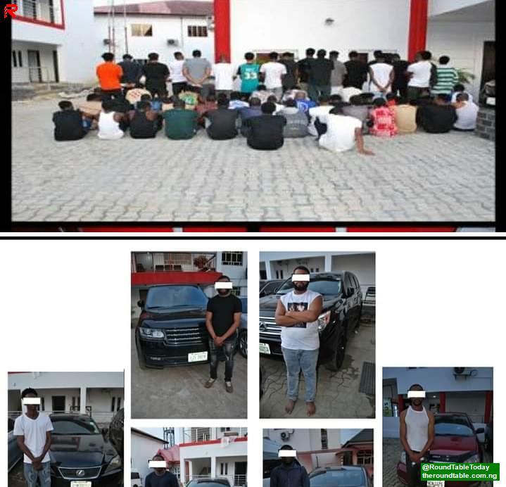 Efcc arrest yahoo boys in port Harcourt world news